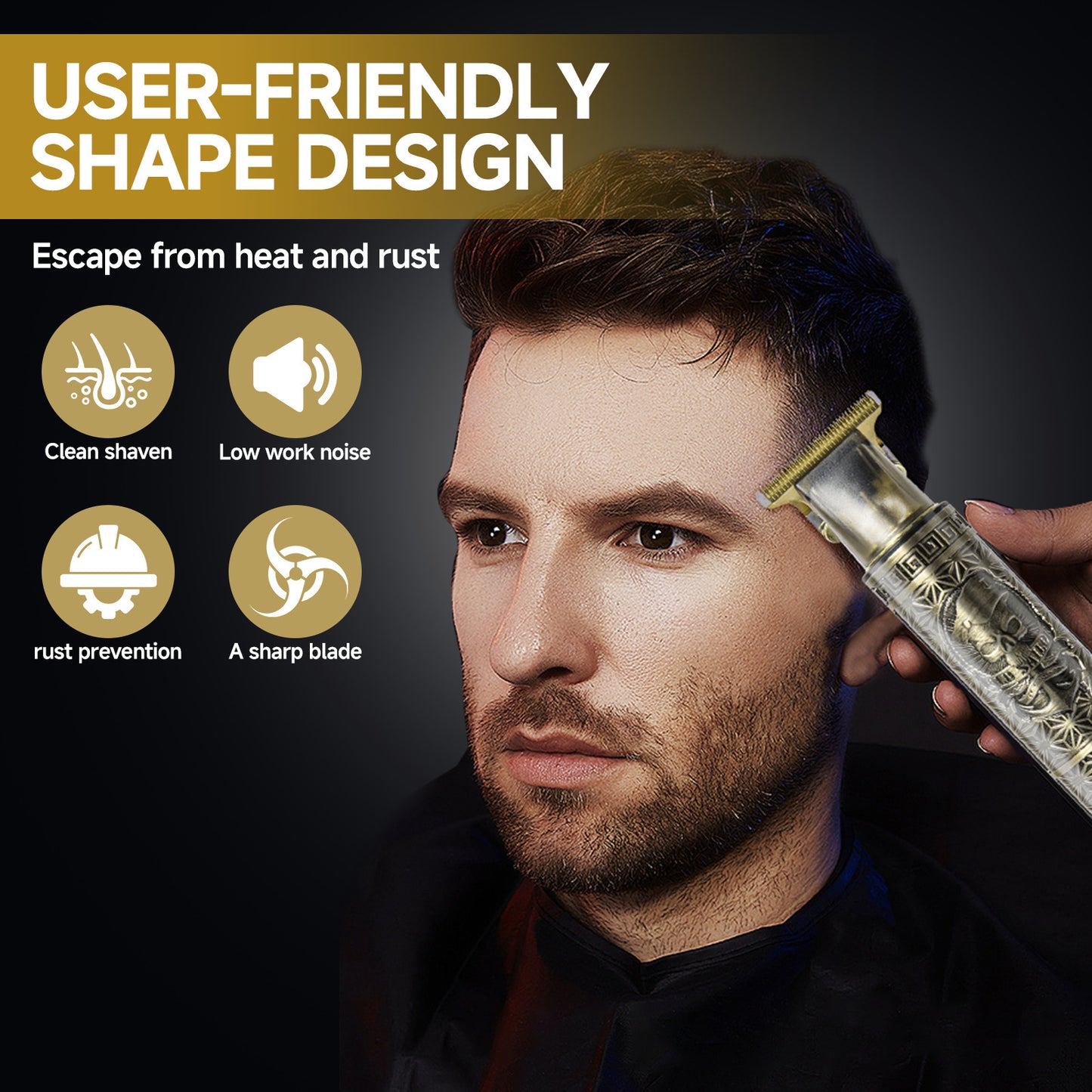 Professional Mens Hair Clippers Shaver Trimmers Machine Cordless Beard Electric