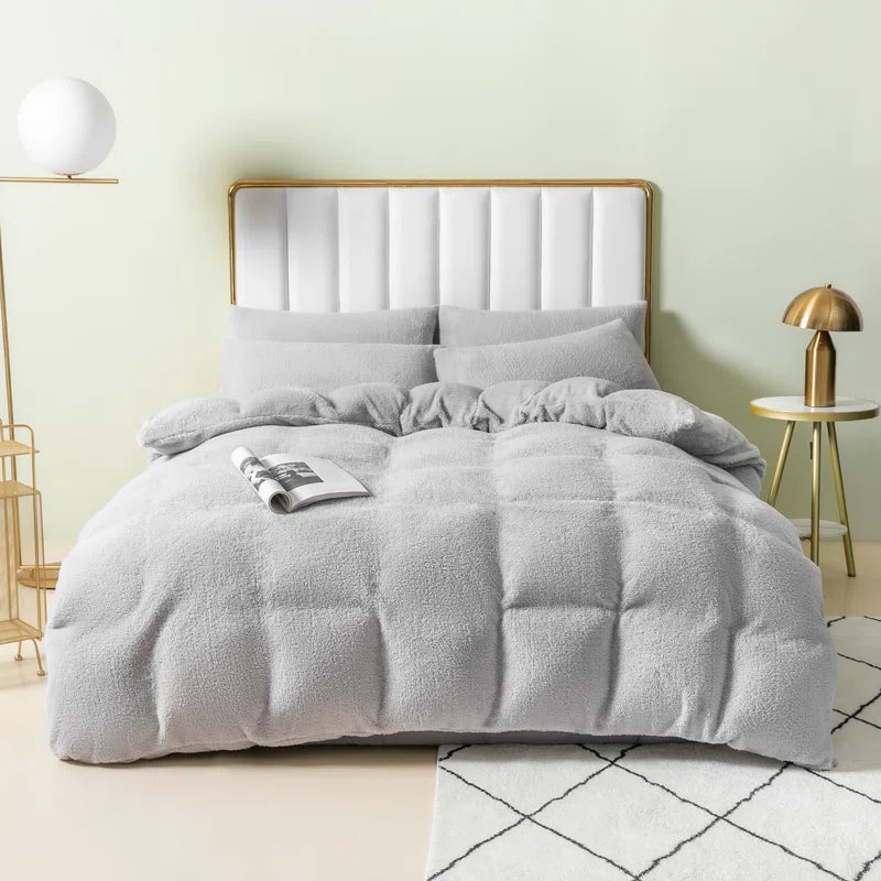 Teddy Fleece Duvet Cover Set